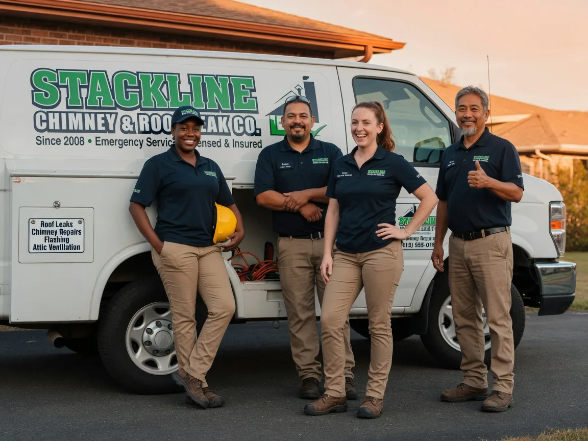 Chimney flashing repair company in Melissa, TX
